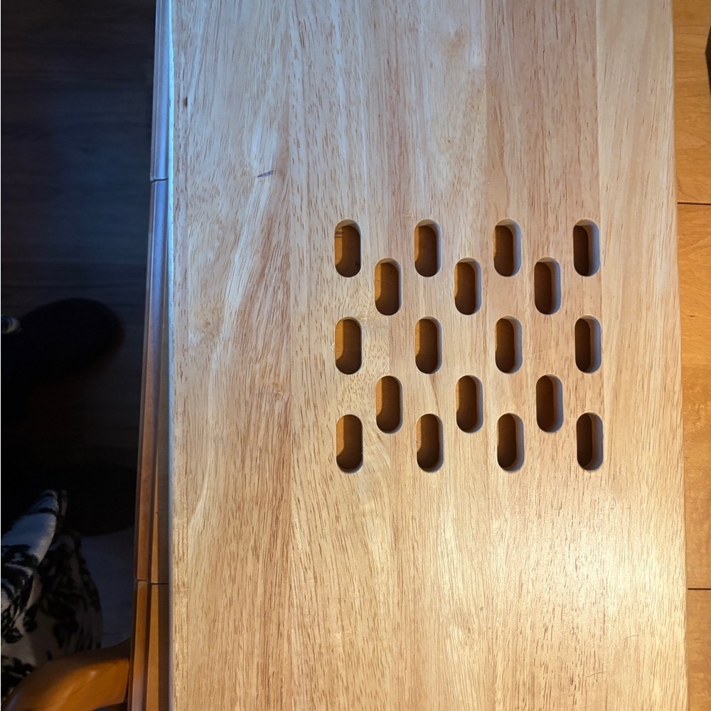 Wooden Lap Desk with felt pads.